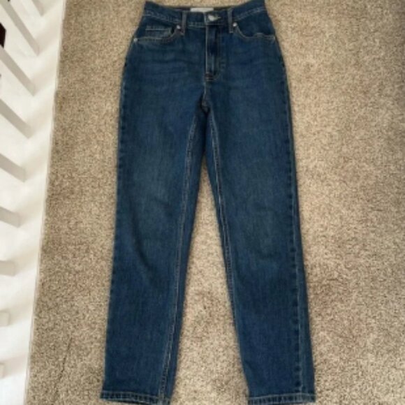 Everlane Women’s The Original Cheeky Jean High Rise Straight Leg Size 24 - Picture 1 of 3